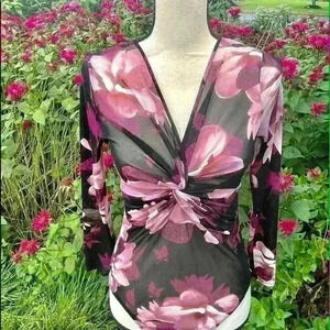 Charlotte Russe Shear Bodysuit